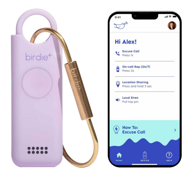 BIRDIE+ Smart Personal Safety Alarm (4 colours)