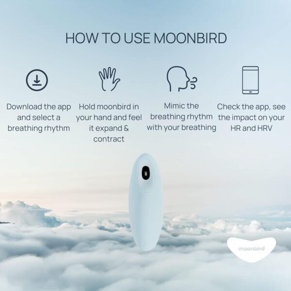 Moonbird Guided Meditation & Breathing Device - Image 4