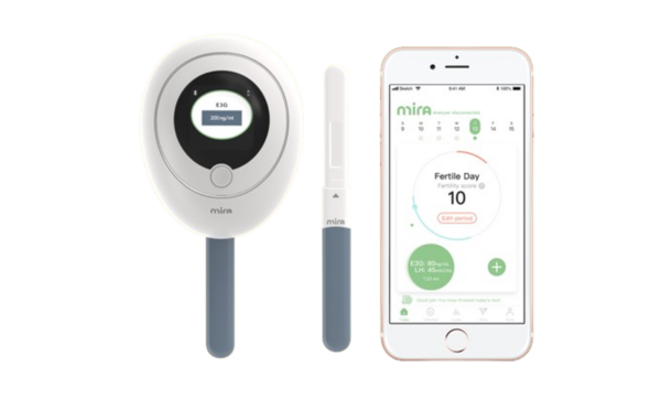 Mira Max Fertility Tracker with digital analyzer and test wands