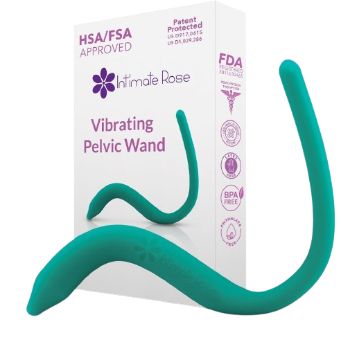 IntimateRose Vibrating Pelvic Wand - Pelvic Floor Exercisers with Targeted Relief