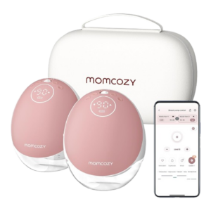 Momcozy M9 hands-free breast pump for discreet and portable breastfeeding